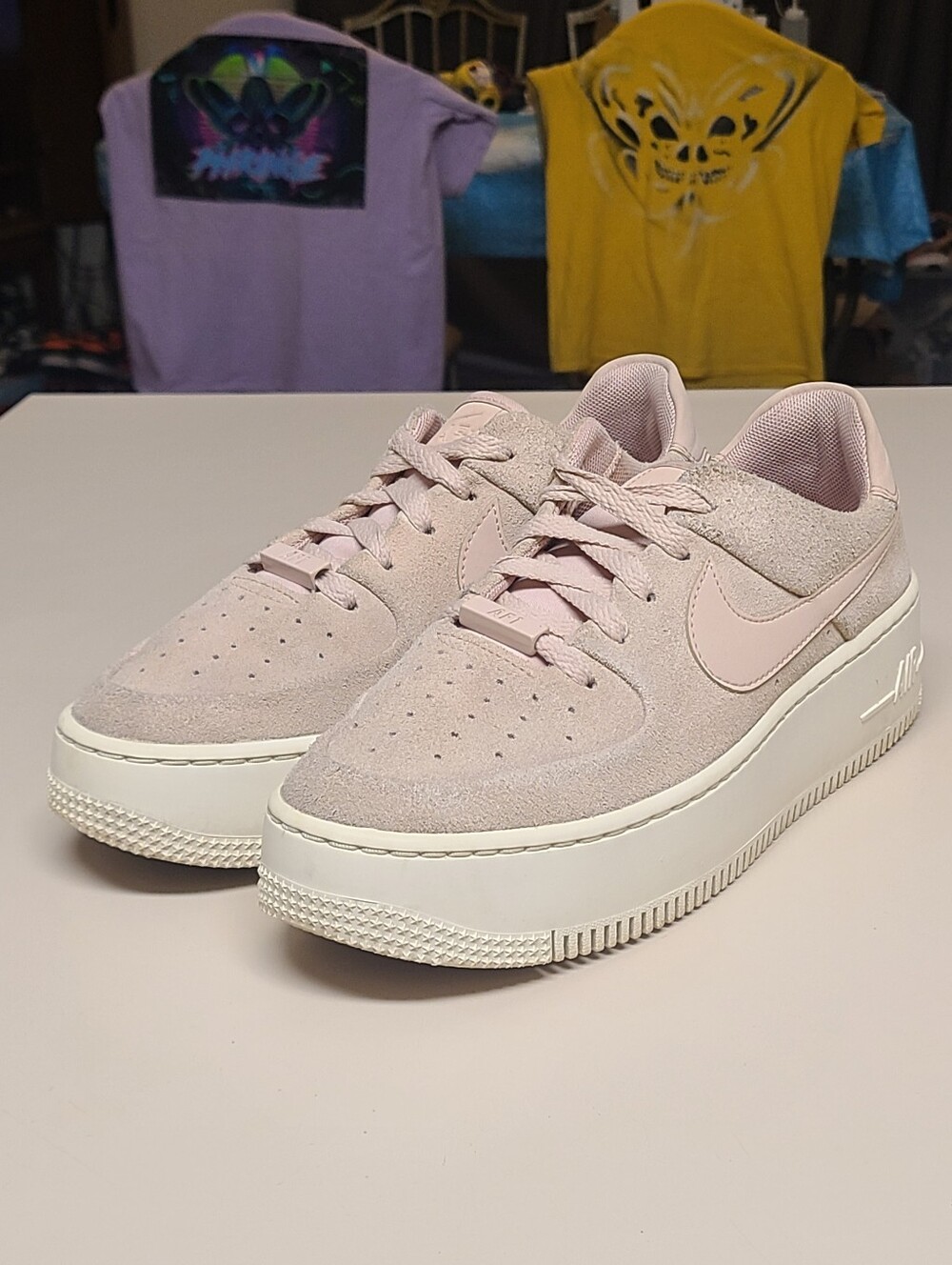 Nike Air Force 1 Low Particle Beige casual low top sneakers size 8